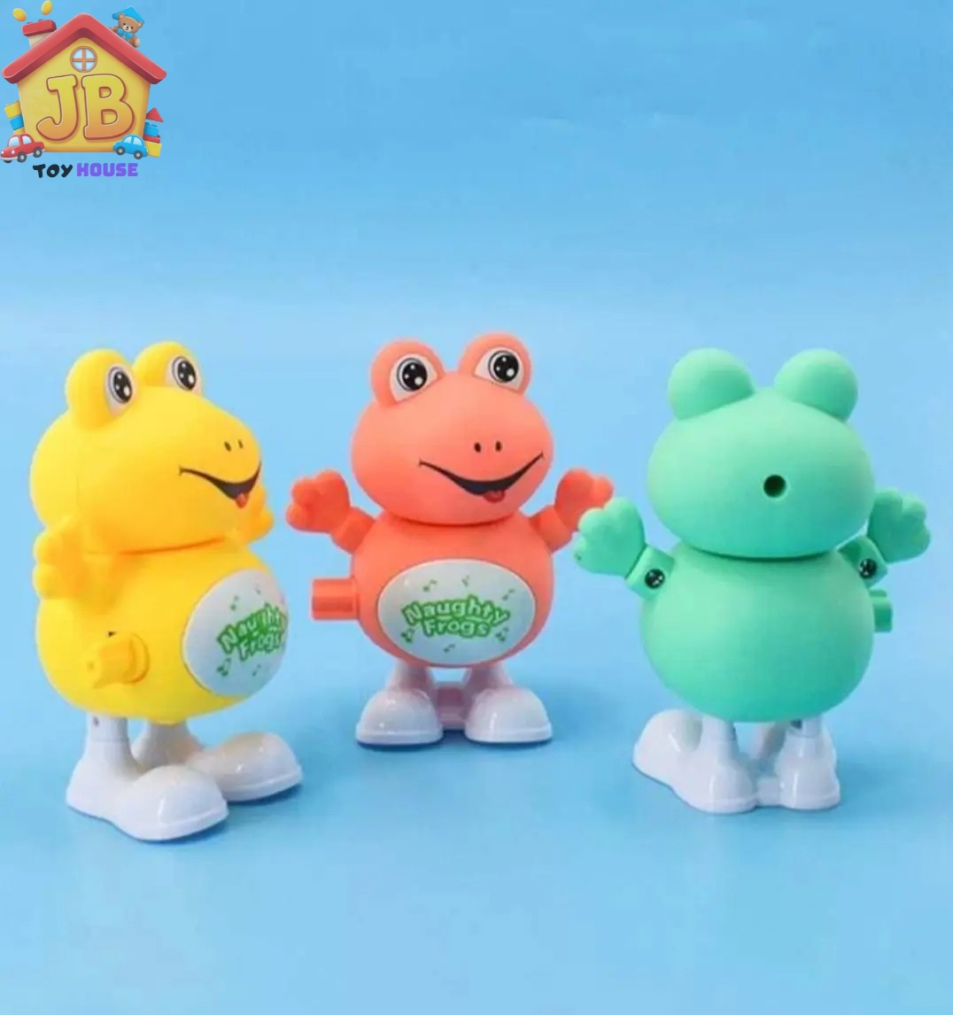 Premium Naughty Jumping Frog – Classic Battery-Free Clockwork Fun for Kids_img_3