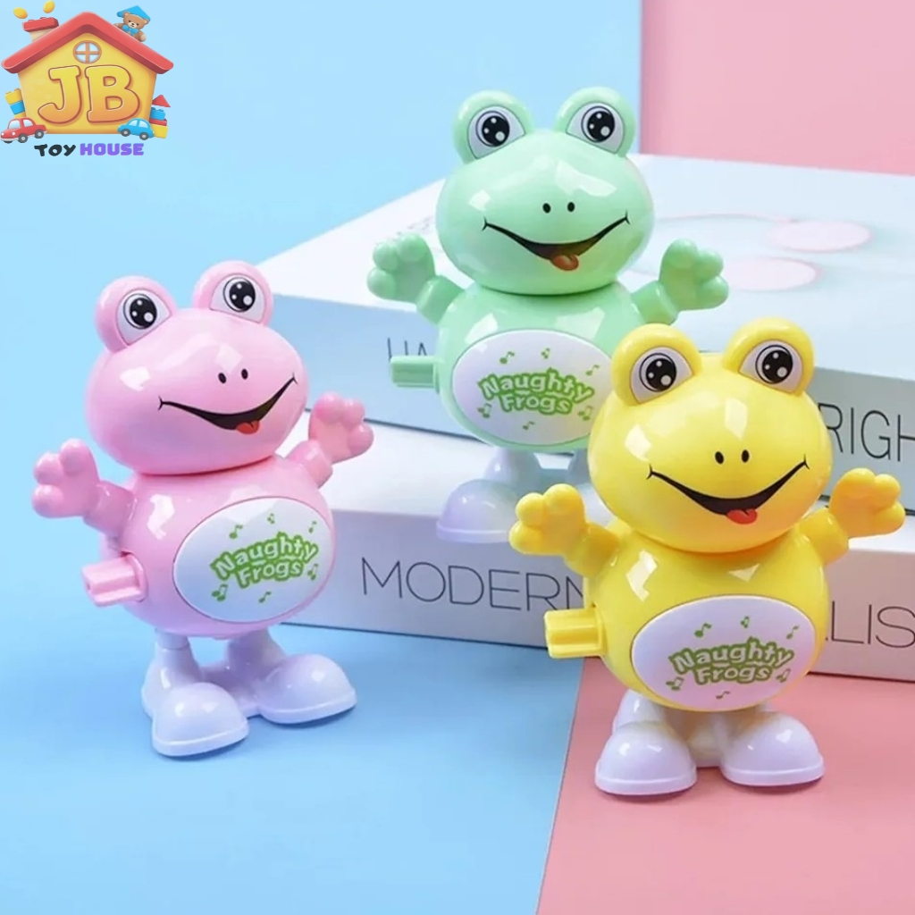 Premium Naughty Jumping Frog – Classic Battery-Free Clockwork Fun for Kids_img_2