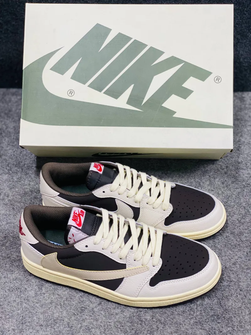 Jordan x Travis Scott Air Jordan 1 Low OG Reverse Mocha || 1st Grade