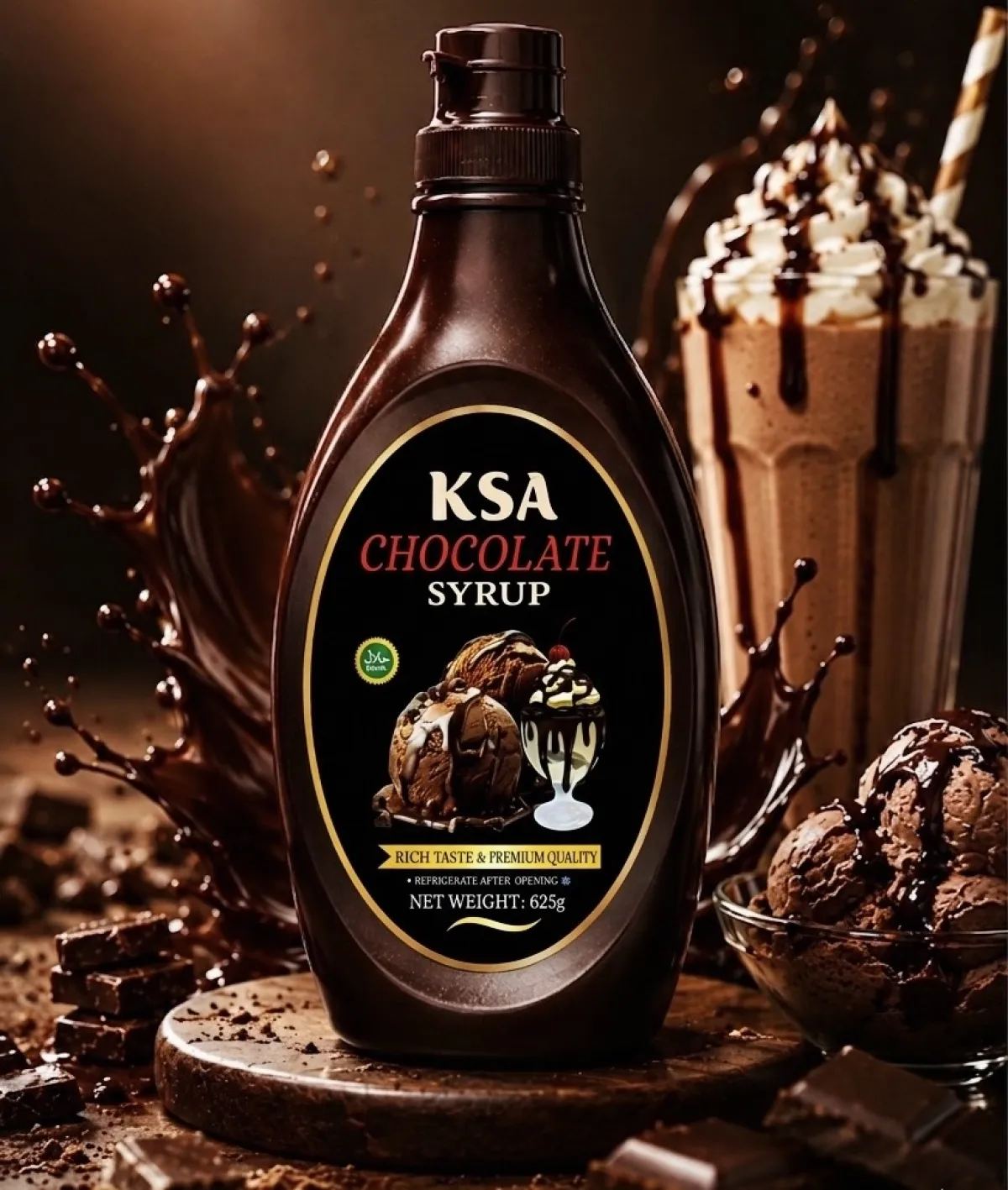 Ksa Chocolate Syrup (625g)