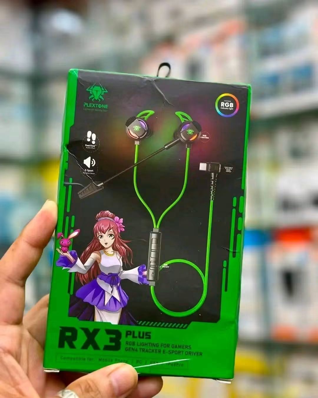 Plextone RX3 PLUS Type-C Wired Gaming Earphone