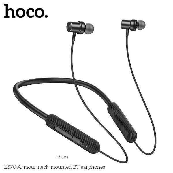 Hoco ES70 Armour Bluetooth Wireless Neckband Earphone_img_2