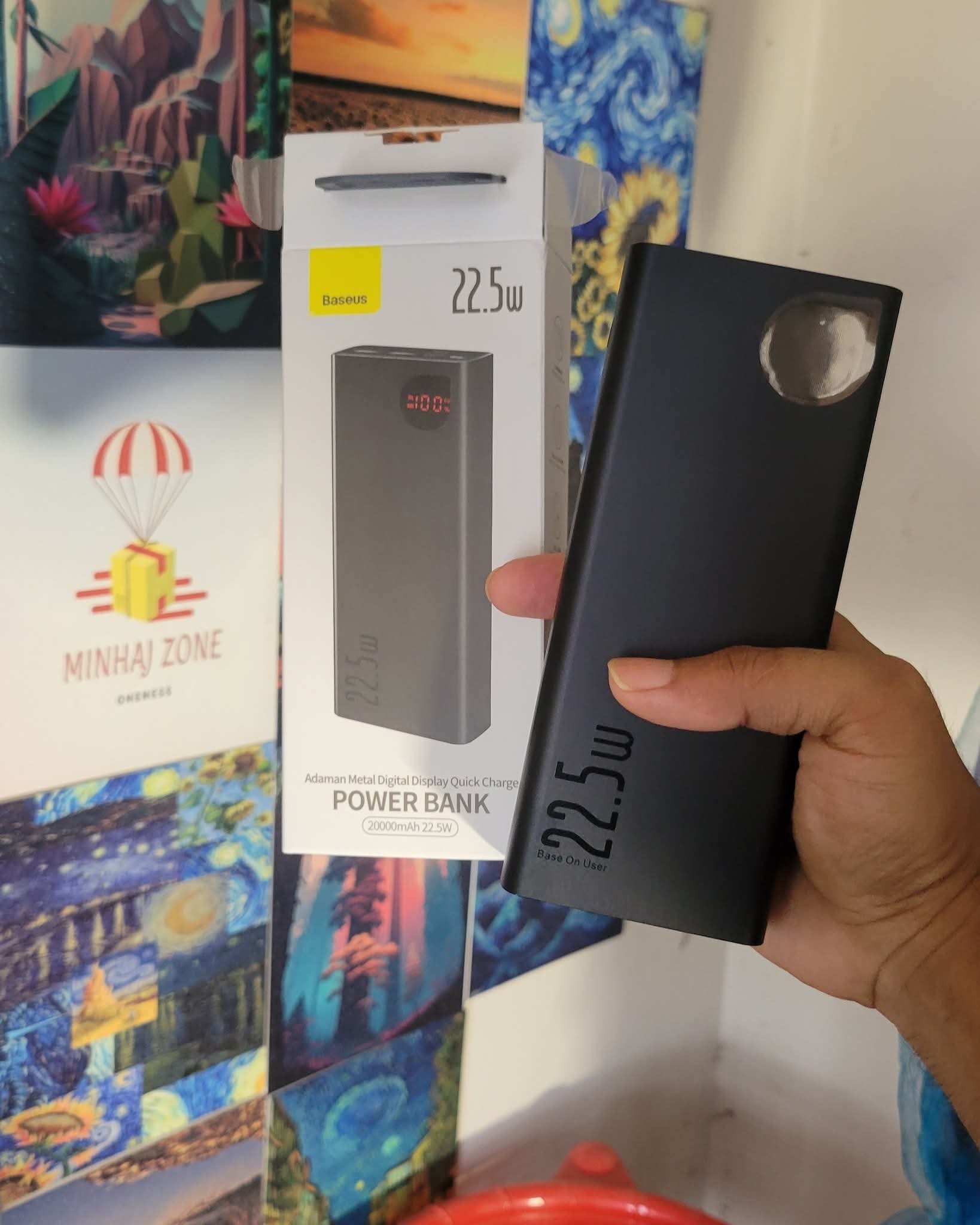 Baseus 20000mah Adaman Metal Fast Charging Power Bank Black (22.5W)_img_2