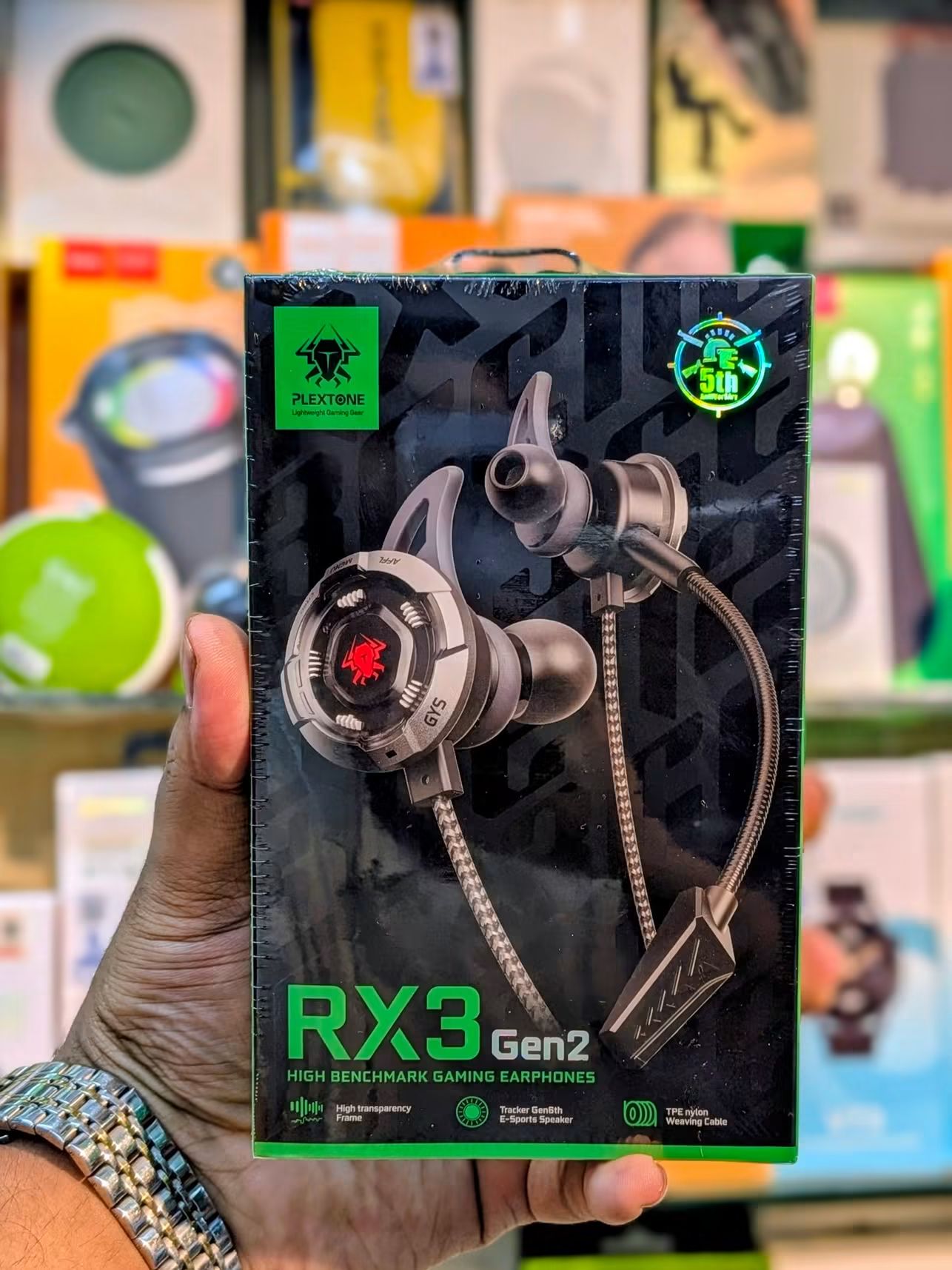 Plextone RX3 Gen II Earphone Type C Version-Black