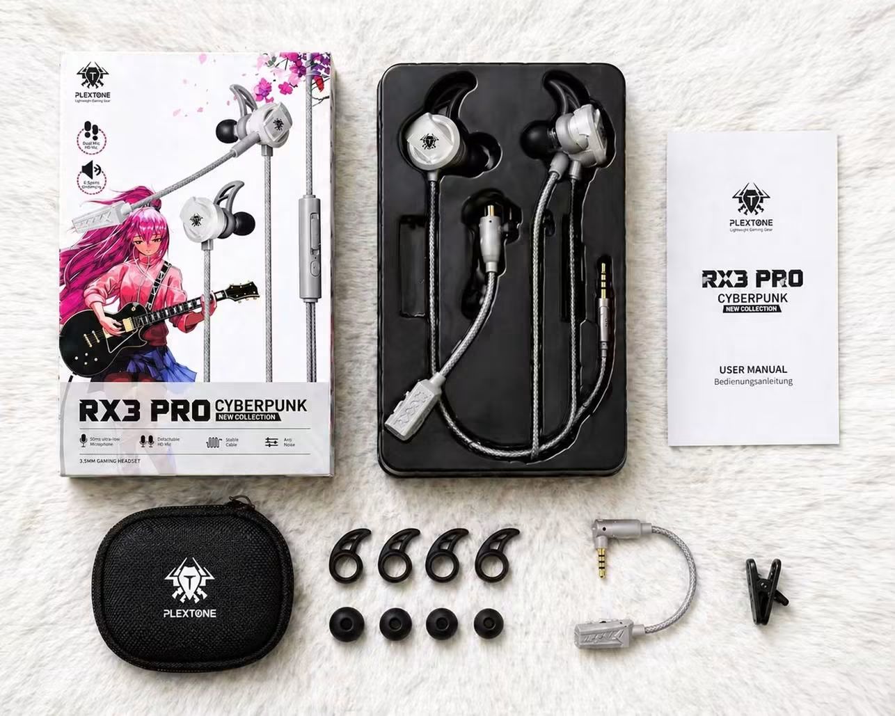 Plextone RX3 Pro Cyberpunk In-Ear Gaming Earphone_img_3