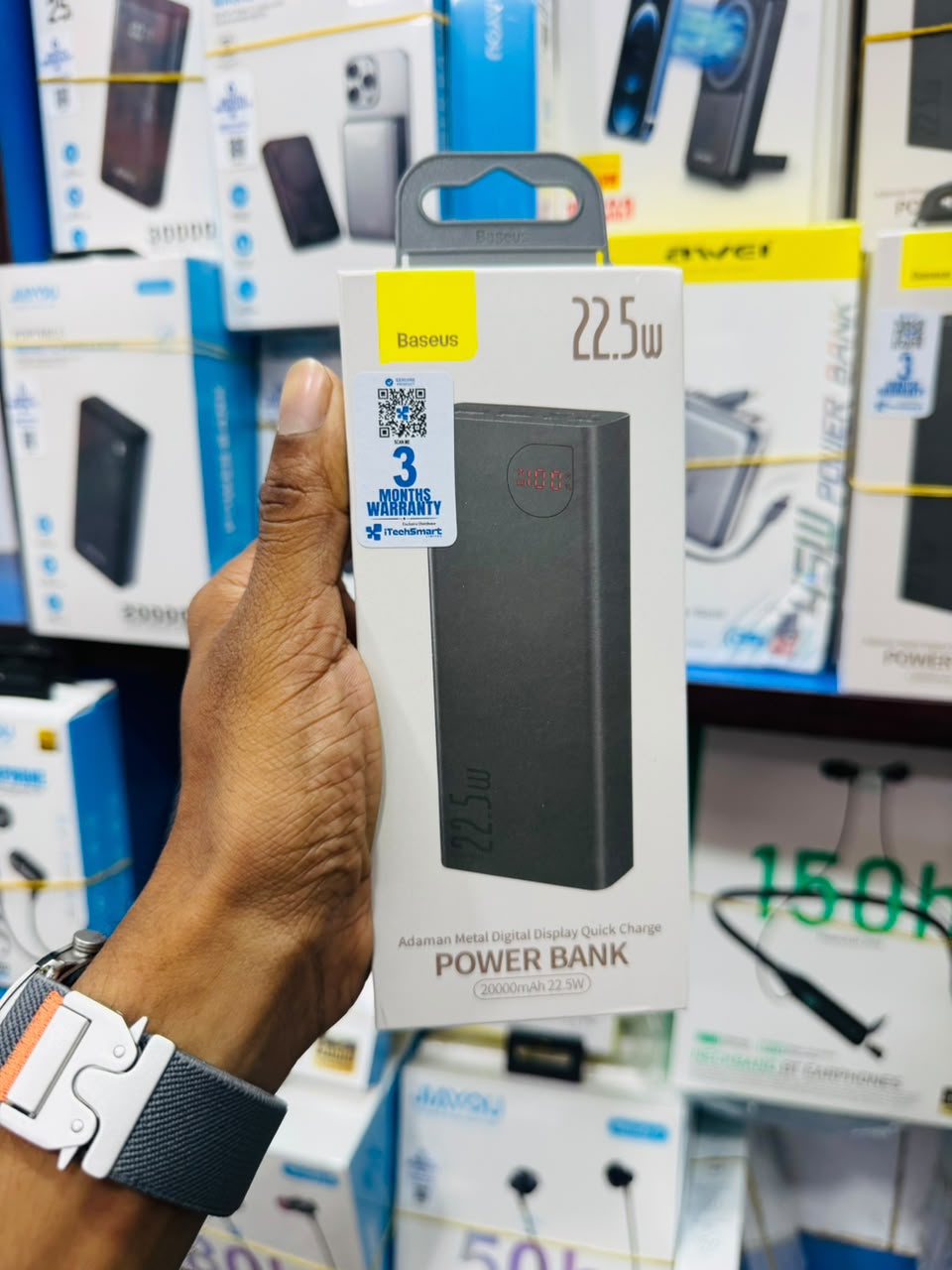Baseus 20000mah Adaman Metal Fast Charging Power Bank Black (22.5W)_img_0