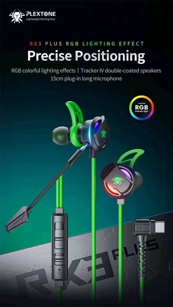 Plextone RX3 PLUS Type-C Wired Gaming Earphone_img_4