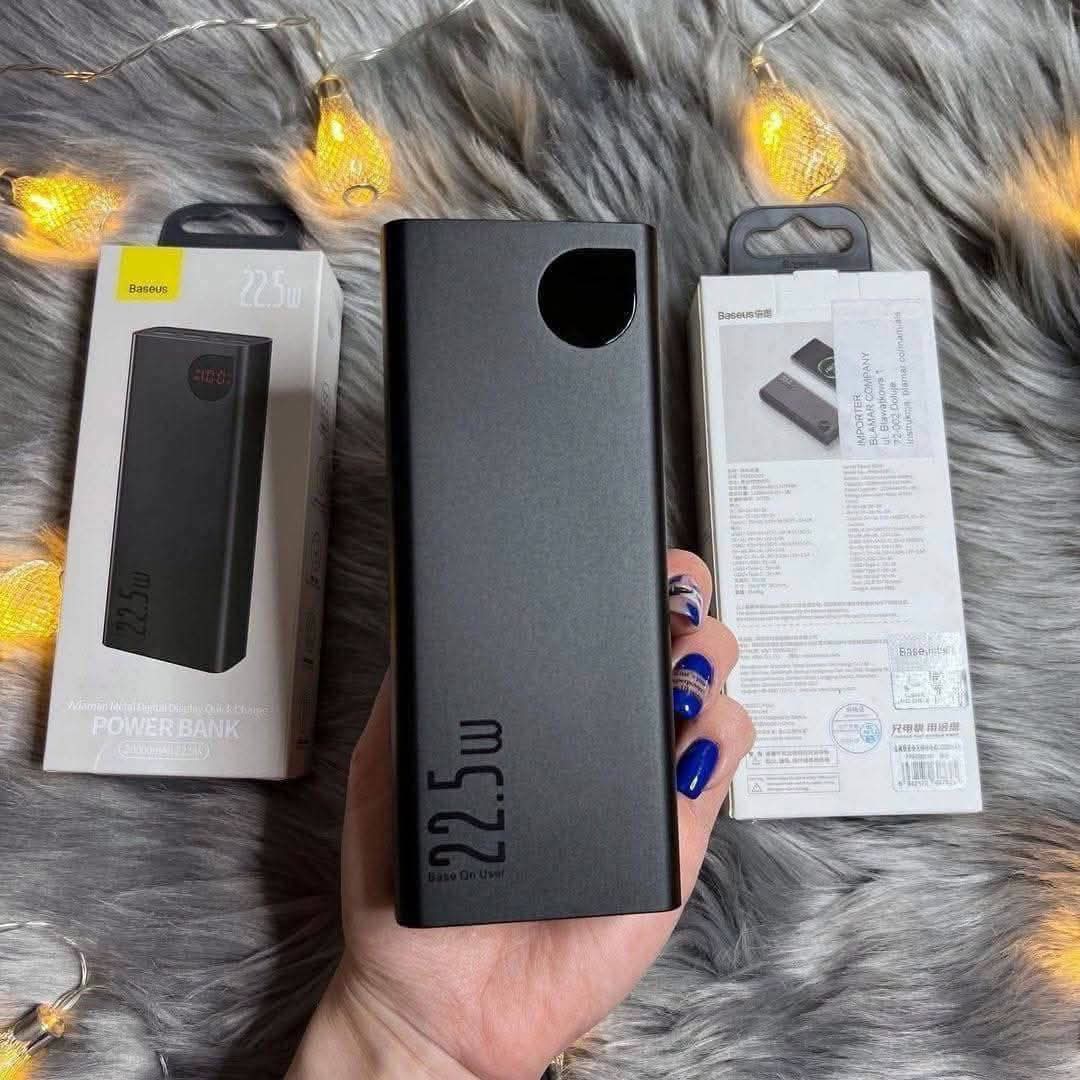 Baseus 20000mah Adaman Metal Fast Charging Power Bank Black (22.5W)_img_3