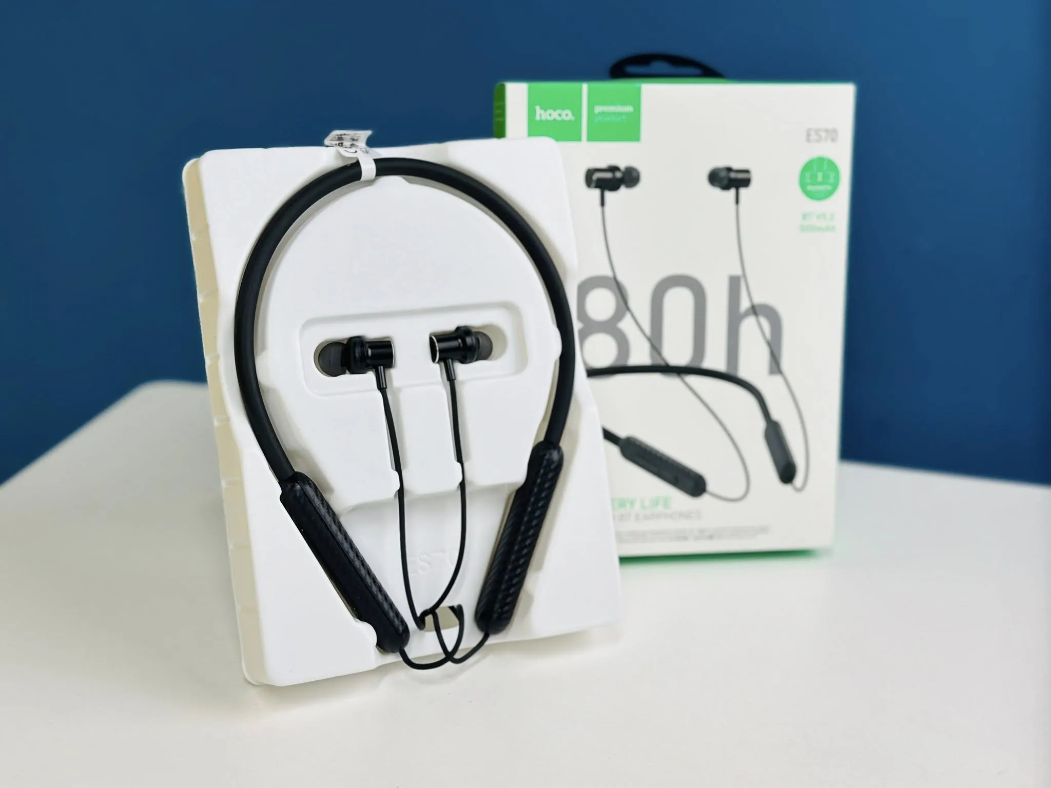 Hoco ES70 Armour Bluetooth Wireless Neckband Earphone_img_4