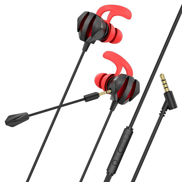 Hoco M105 Sharp 3.5mm Wired Gaming Earphone With Detachable Mic_img_3