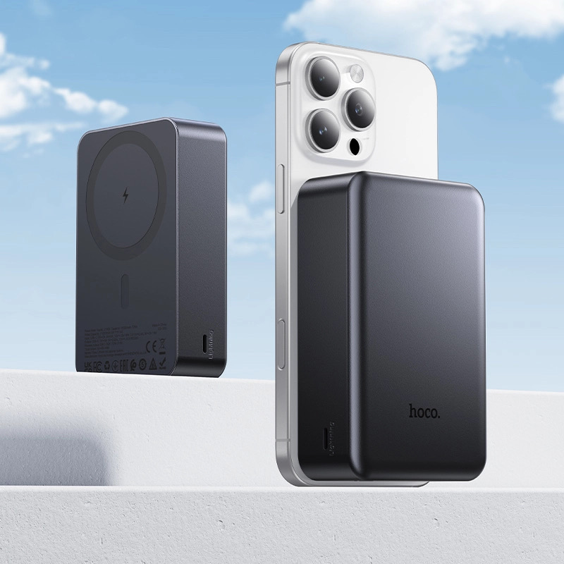 Hoco J160B PD20W Magnetic Wireless Power Bank (20000mAh)_img_3