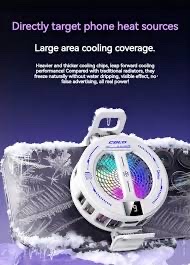 K36 Semiconductor Magnetic Clip Phone Cooler with Digital Display RGB Ambient Lights_img_4