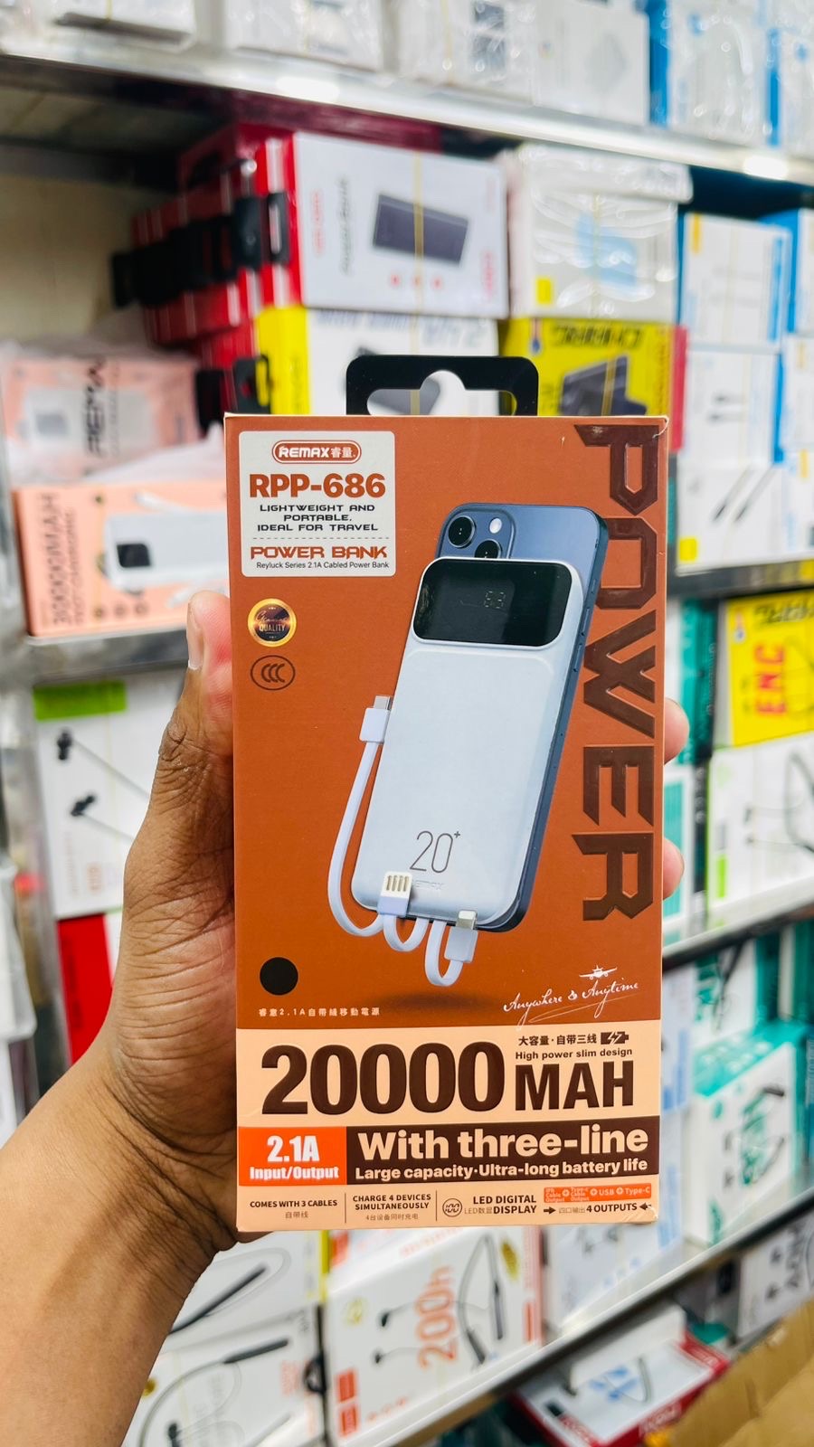 Remax RPP-686 Power Bank 20000 mAh