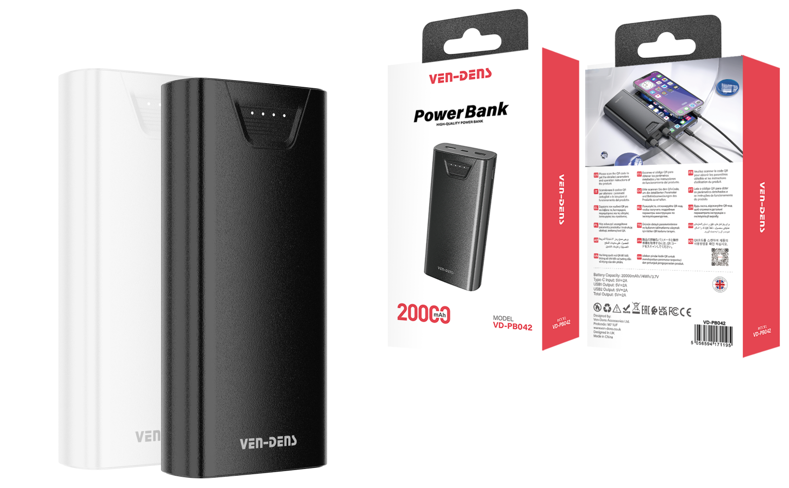 Ven-Dens 10000 mAh High Quality Power Bank_img_1