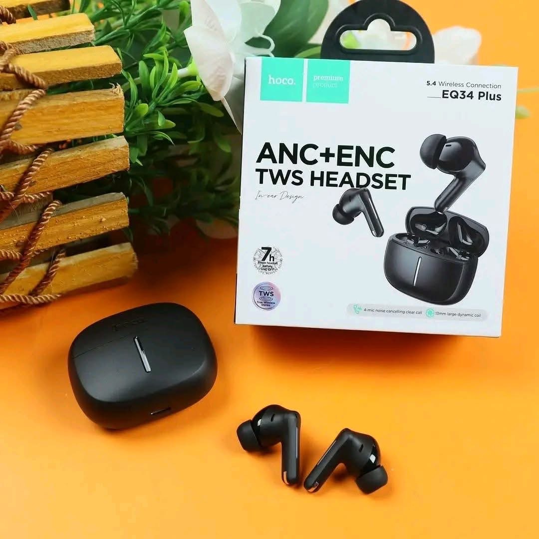 Hoco EQ34 Plus ANC+ENC TWS Earbuds (App Supported)_img_0