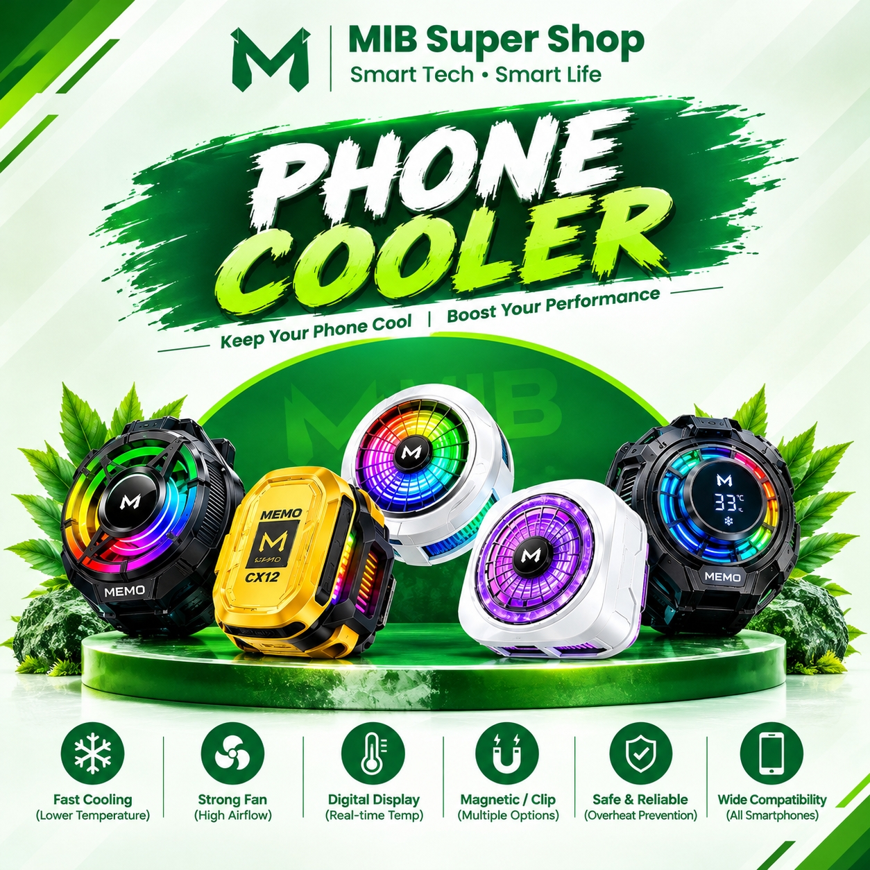 Gaming Phone Cooler