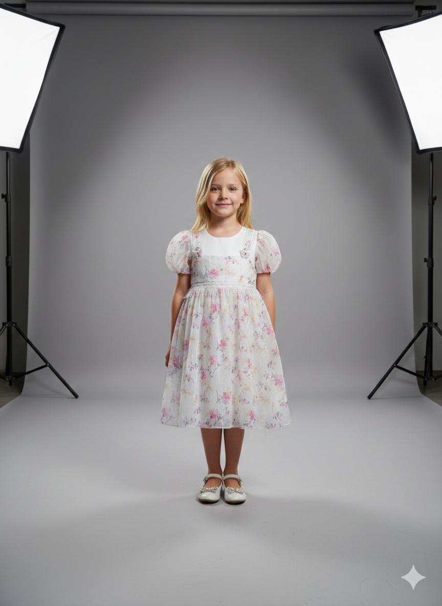 Floral Princess Party Dress (Fancy)_img_1