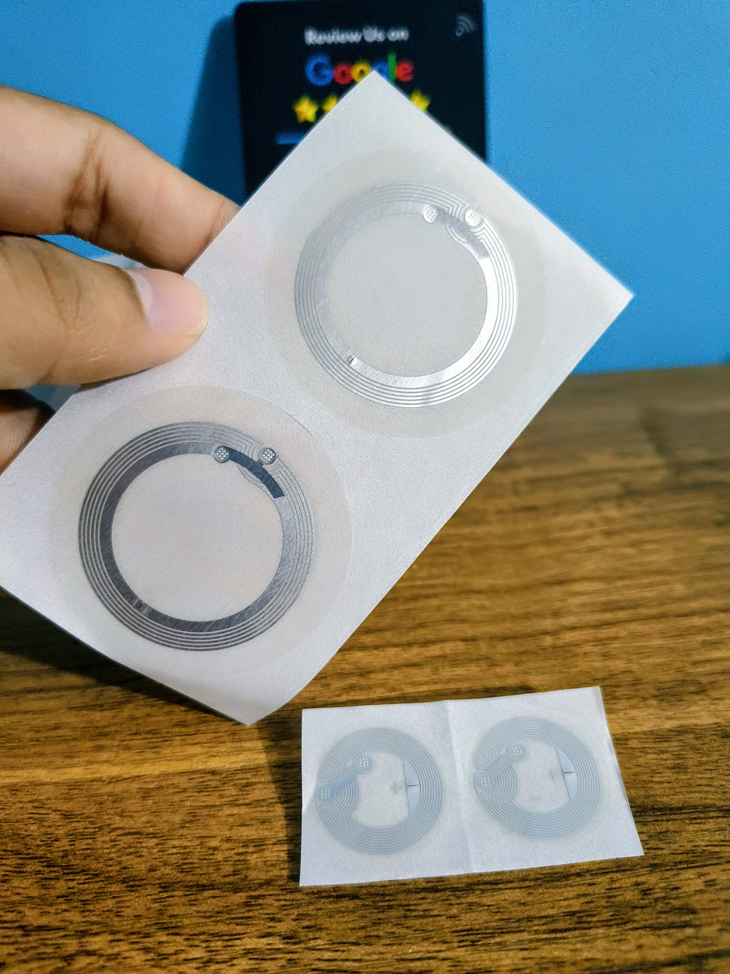 Big Size NFC Transparent Sticker – NTAG215