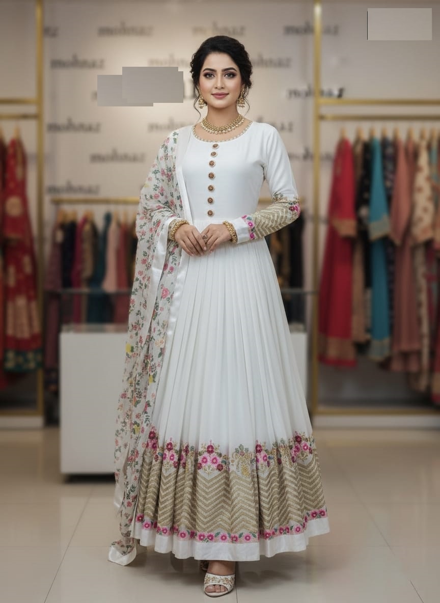 Jorjet Embroidery Party Dress - Image 6