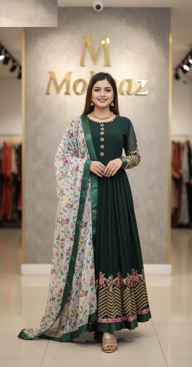 Jorjet Embroidery Party Dress - Image 2