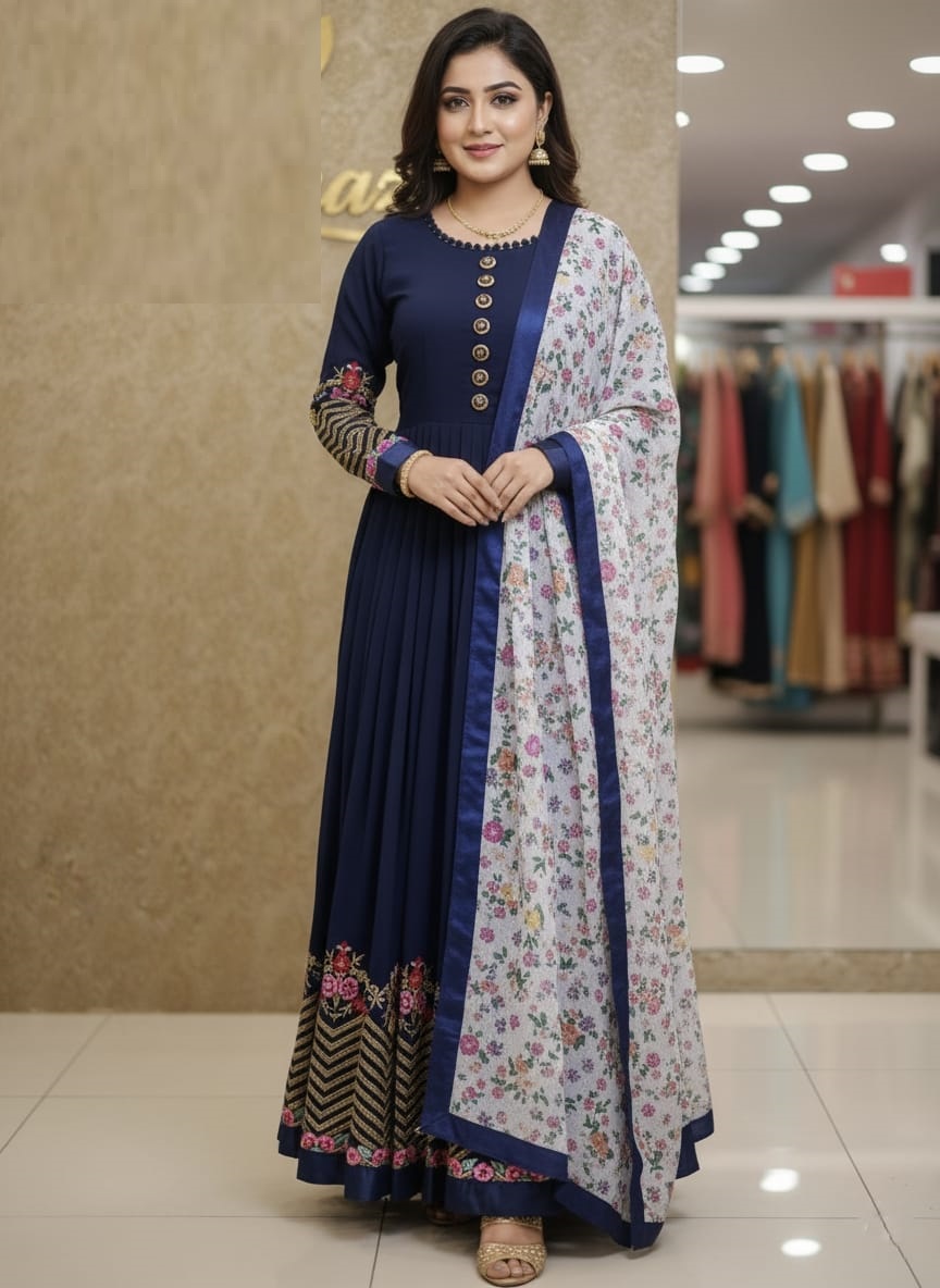 Jorjet Embroidery Party Dress - Image 5