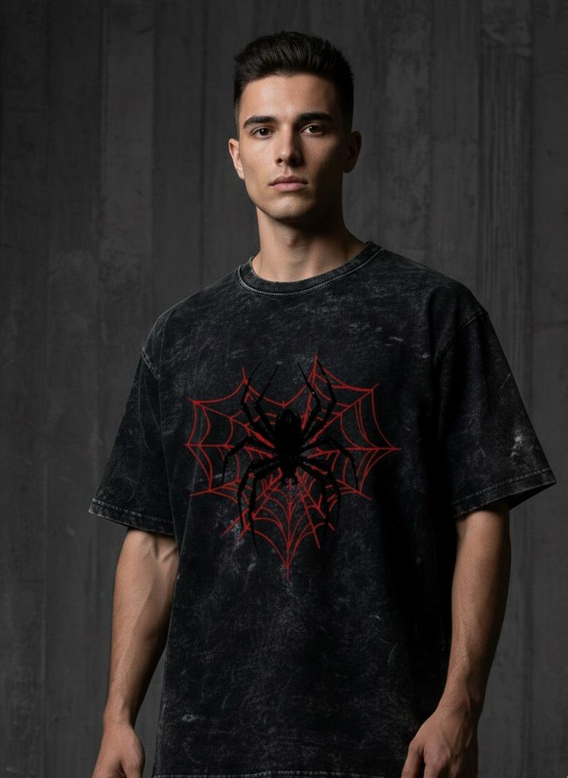 Premium Acid Wash Drop Shoulder T-Shirt - Image 12
