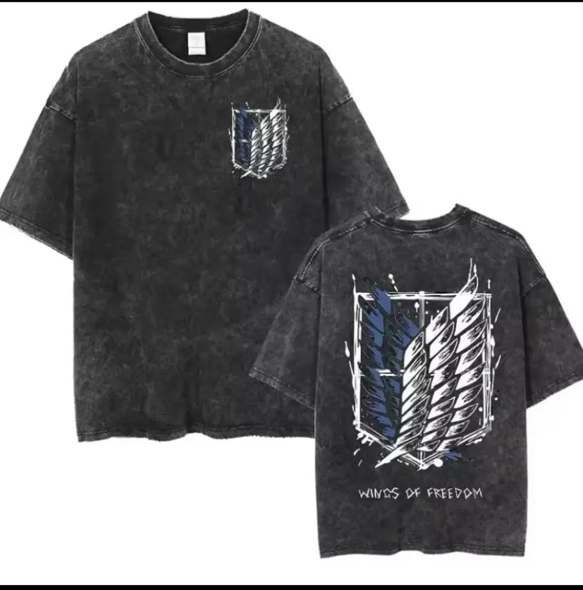 Premium Acid Wash Drop Shoulder TShirt - Image 7