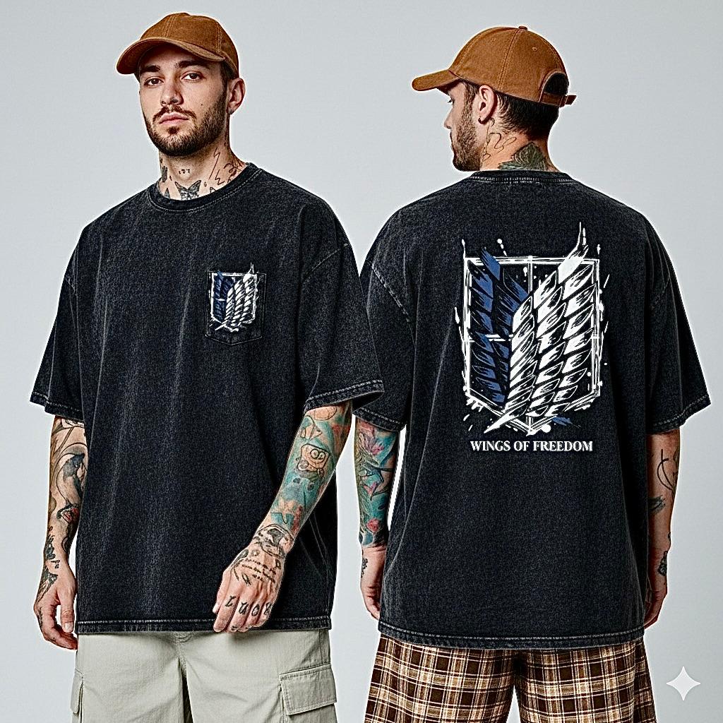 Premium Acid Wash Drop Shoulder TShirt image 9