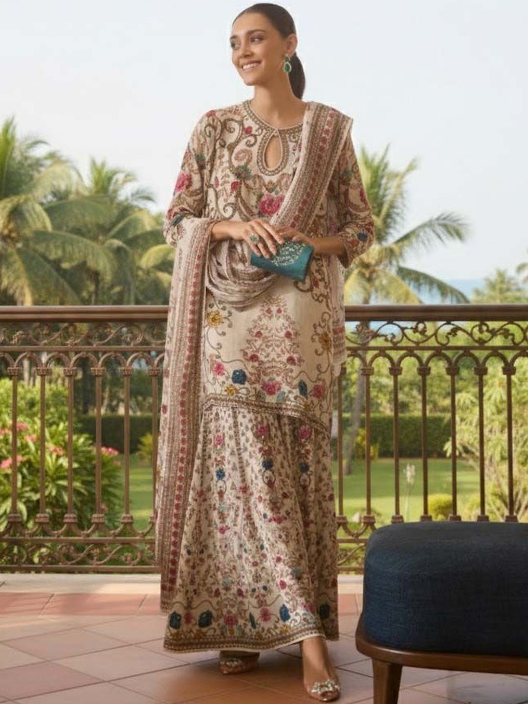 Eid Special Digital Print Three Piece image 6