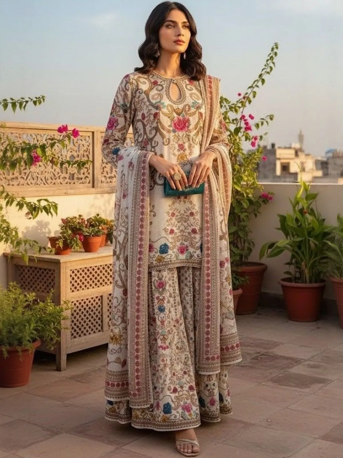 Eid Special Digital Print Three Piece - Image 4