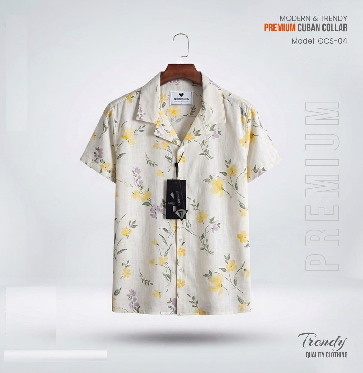 Premium Short Sleeve Cuban Collar Shirt - Image 4
