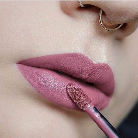 SEPHORA COLLECTION Cream Lip Stain 10HR Liquid Lipstick-13 MARVELOUS MAUVE_img_1