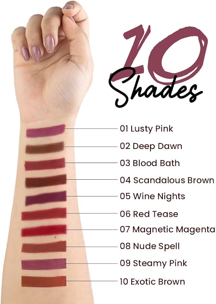 MARS Matte Lip Liner | One Swipe Smooth Application | Long Lasting Lip Pencil (1.4gm) (13-CINNAMON ROLL)_img_1