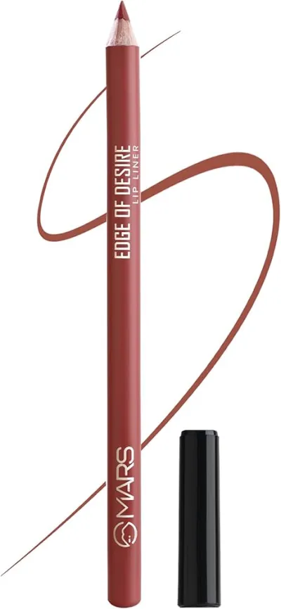 MARS Matte Lip Liner | One Swipe Smooth Application | Long Lasting Lip Pencil (1.4gm) (20-CHILLI RED)_img_0