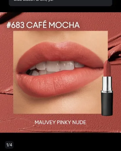 Mac Maximal silky matte  lipstick - cafe mocha_img_2