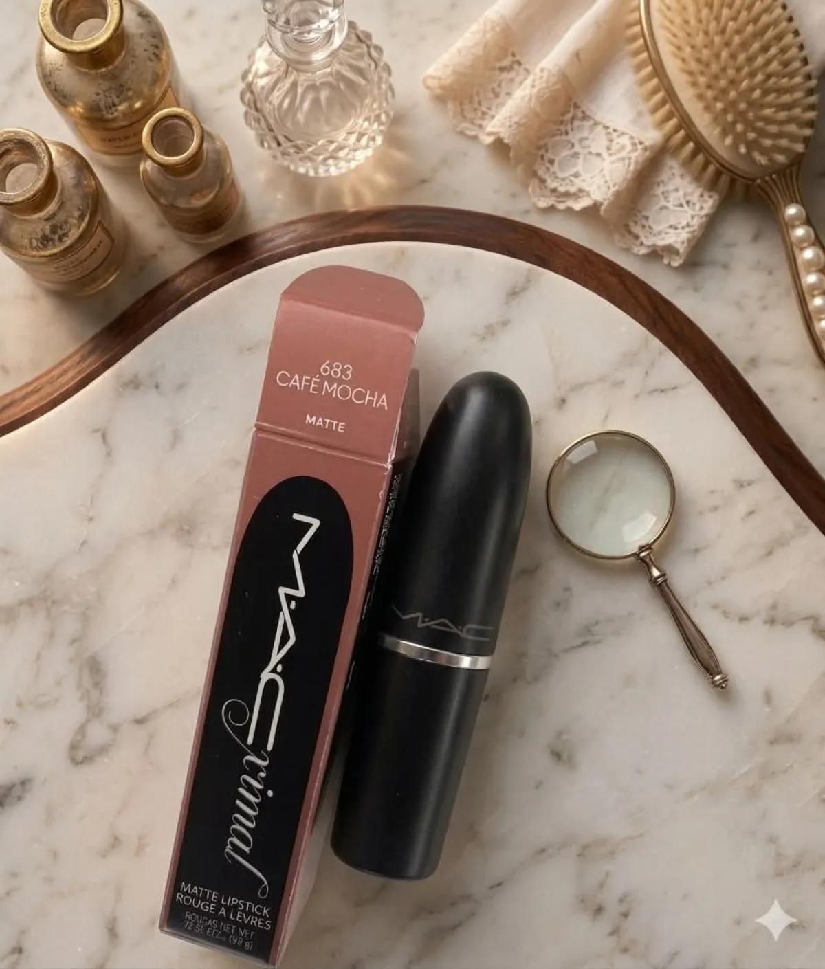 Mac Maximal silky matte  lipstick - cafe mocha