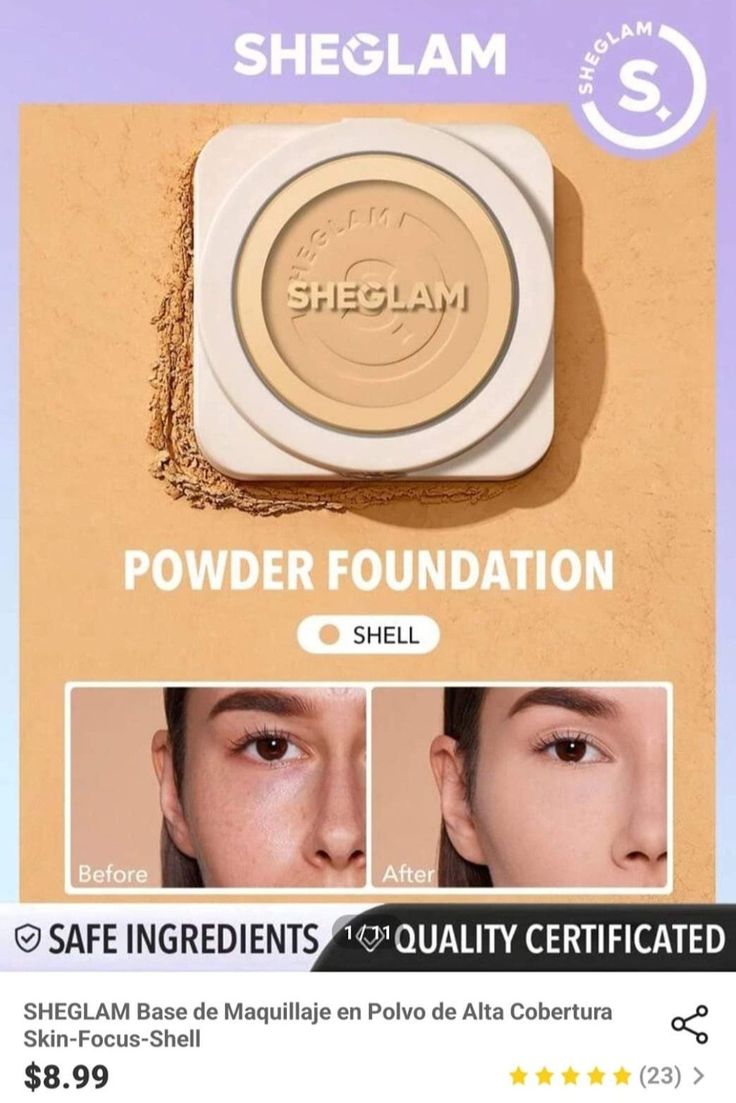 Sheglam powder Foundation shade -shell_img_2
