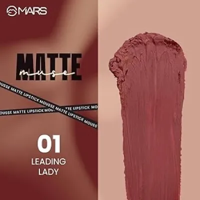 Mars Liquid mousse lipstick: Shade 01 (Leading Lady)_img_1