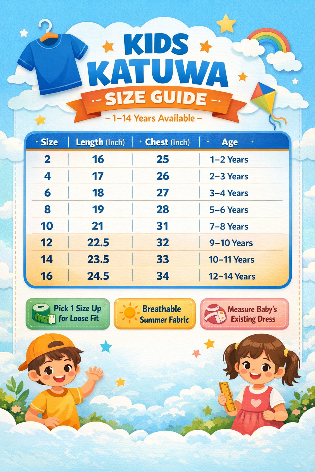 Kids Premium Katua - Image 4
