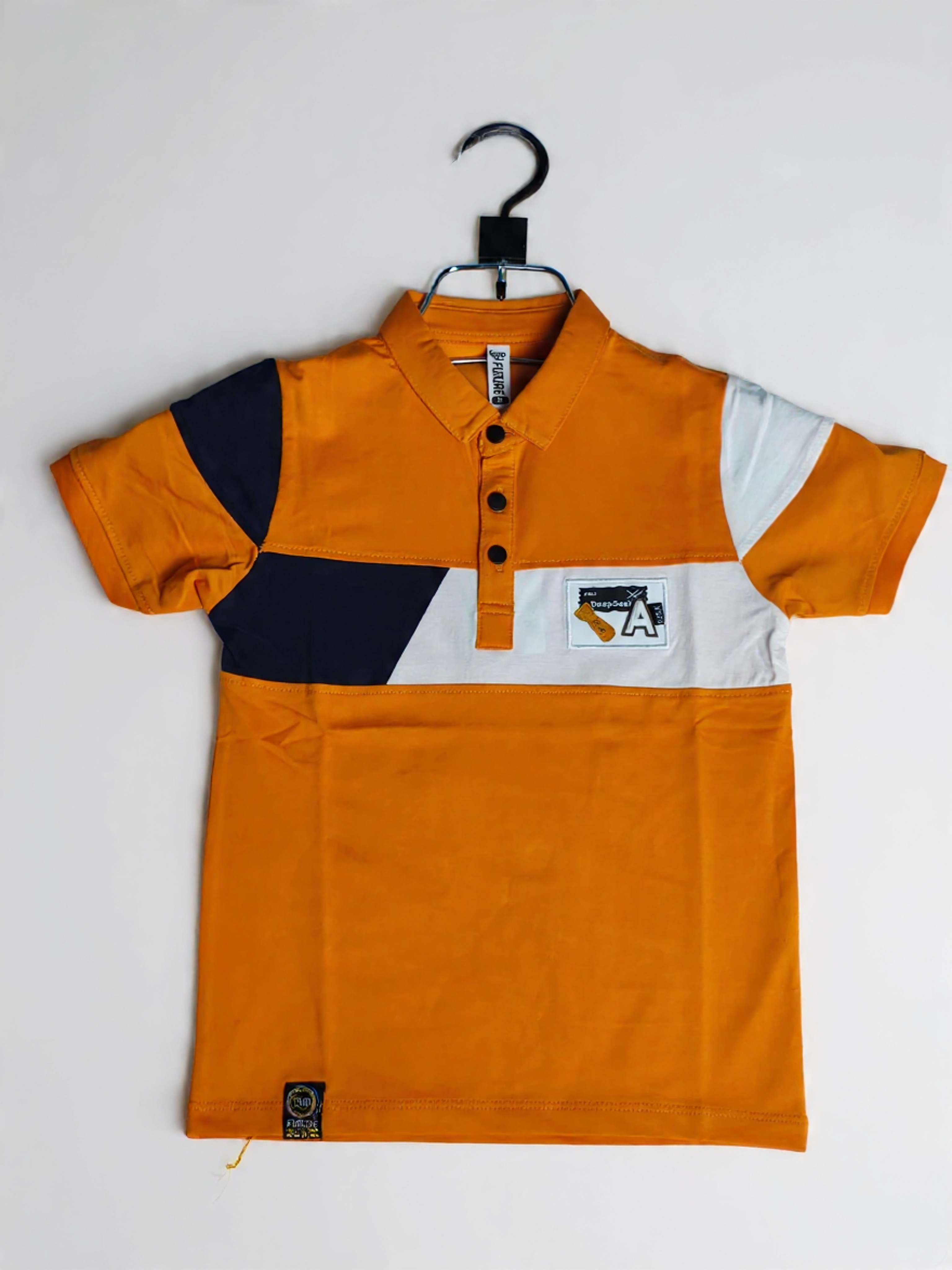 Kids Lycra Cotton Polo T-Shirt (3–14 Years) – Premium Comfort & Stylish Fit - Image 2