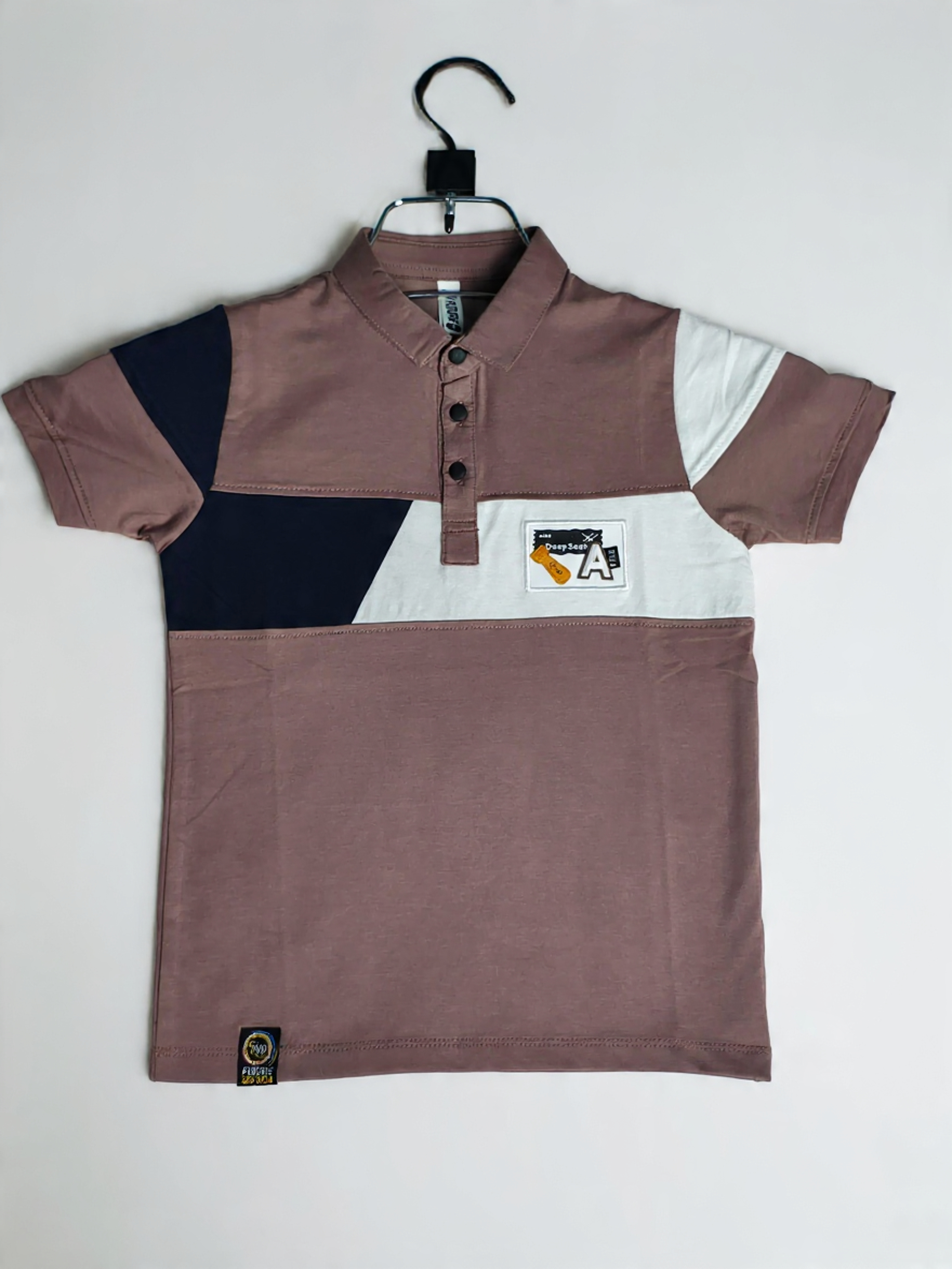 Kids Lycra Cotton Polo T-Shirt (3–14 Years) – Premium Comfort & Stylish Fit - Image 2