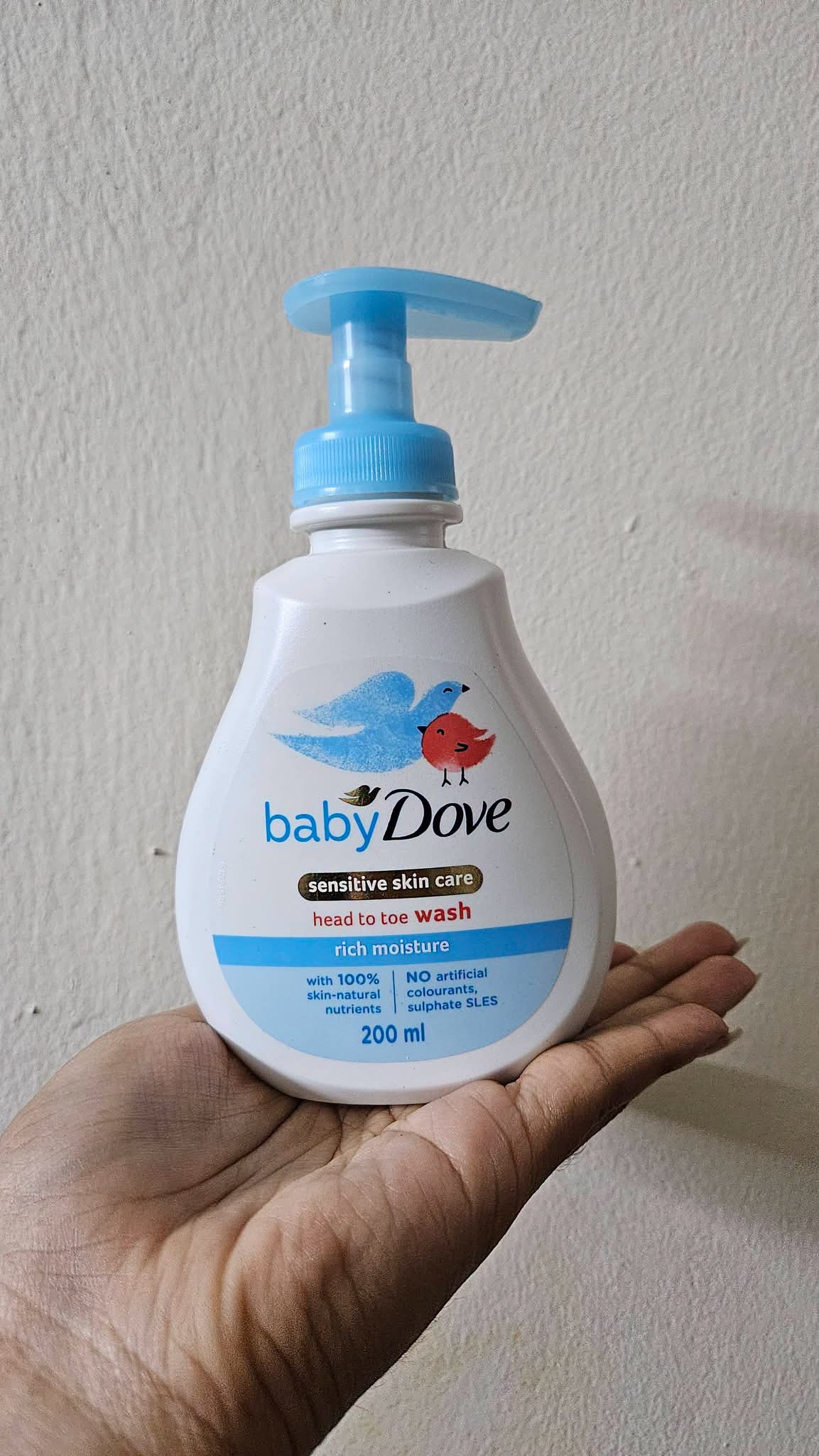 Dove hed to toe wash rice moisture -200ml