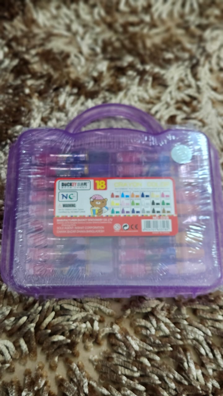 Non - Toxic 18 pics Colour Box