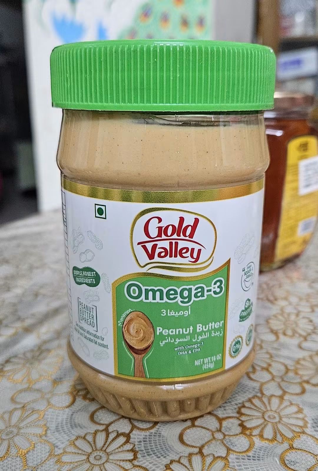 Gold Valley Omega -3Peanut Butter-445gm