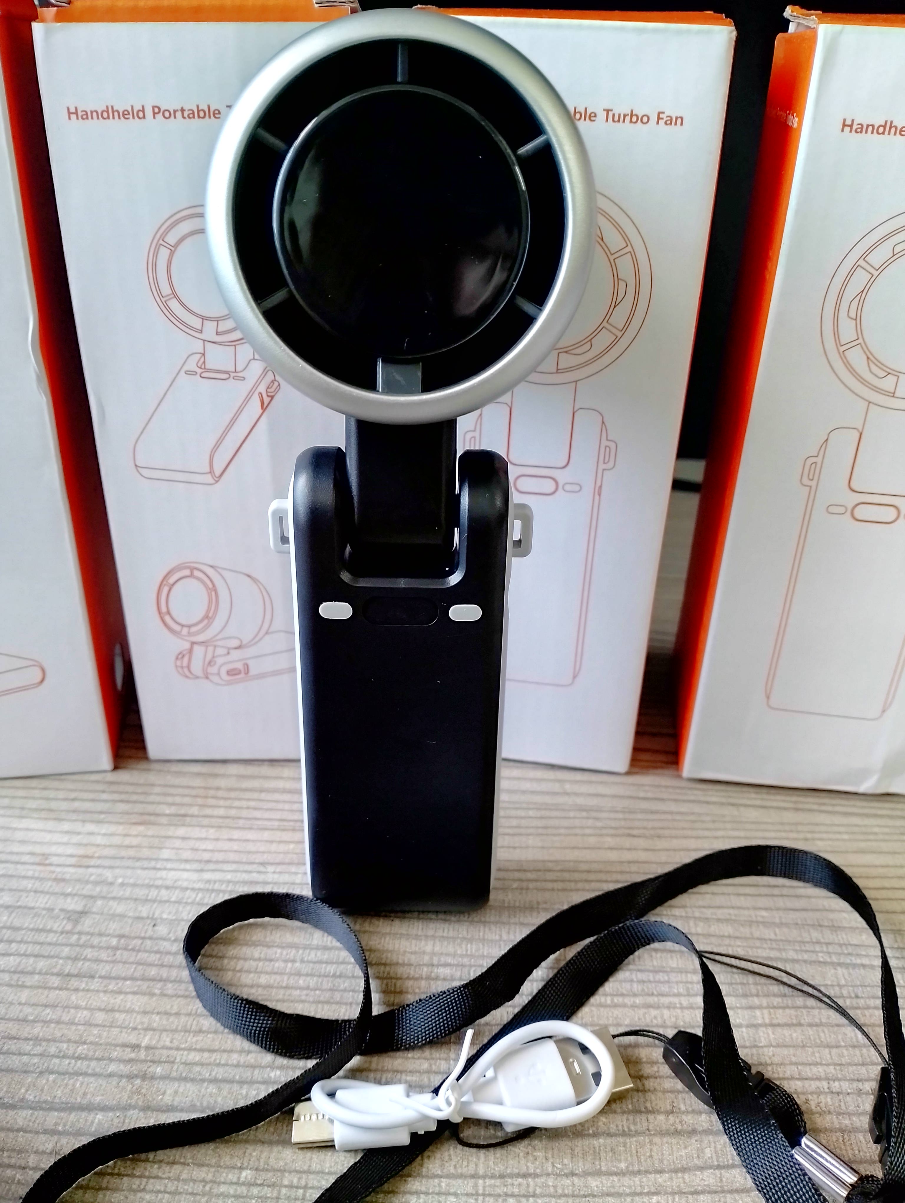 Handheld Portable Mini Charger Fan