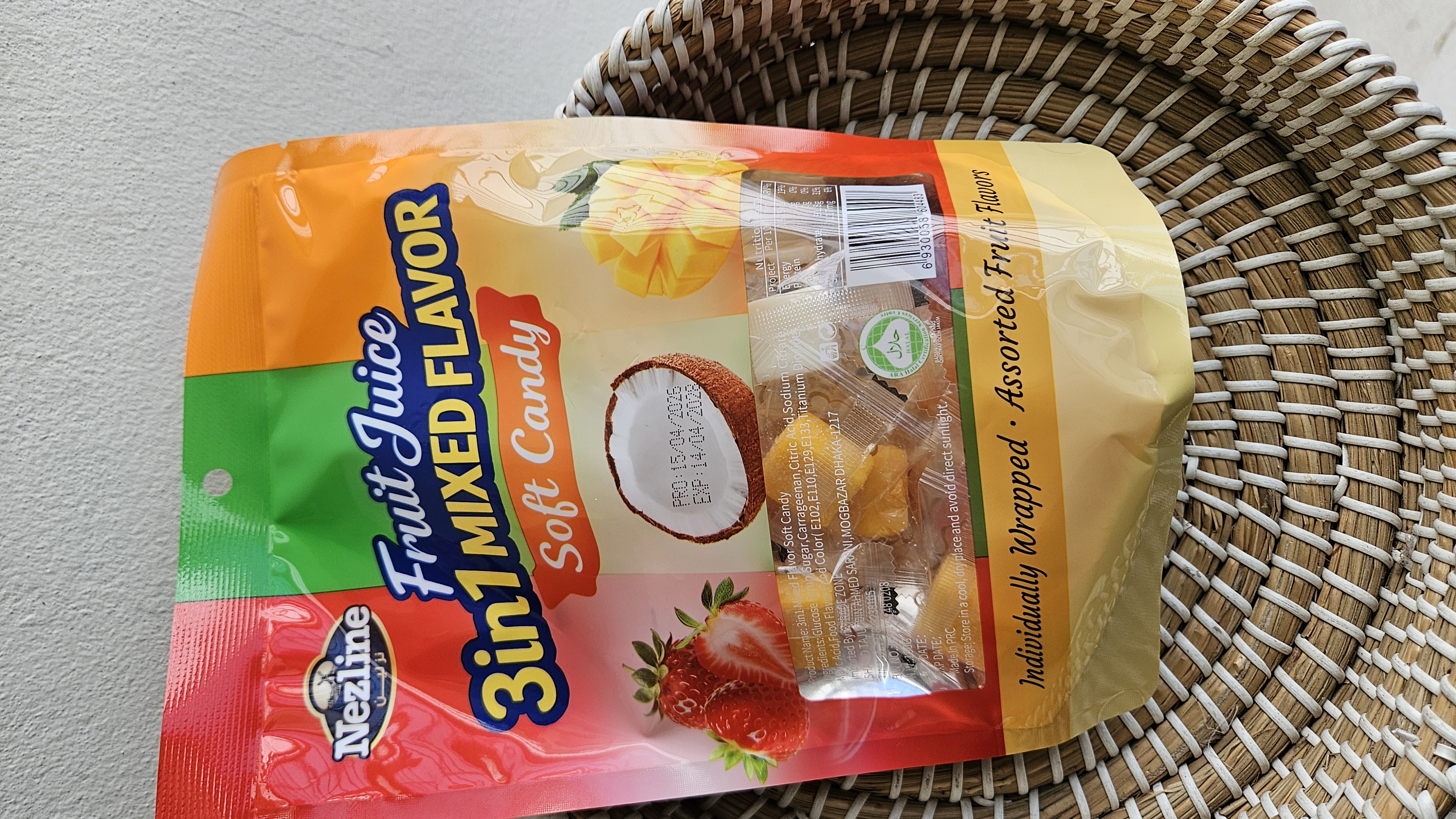 3in1 mixed flaviour candy