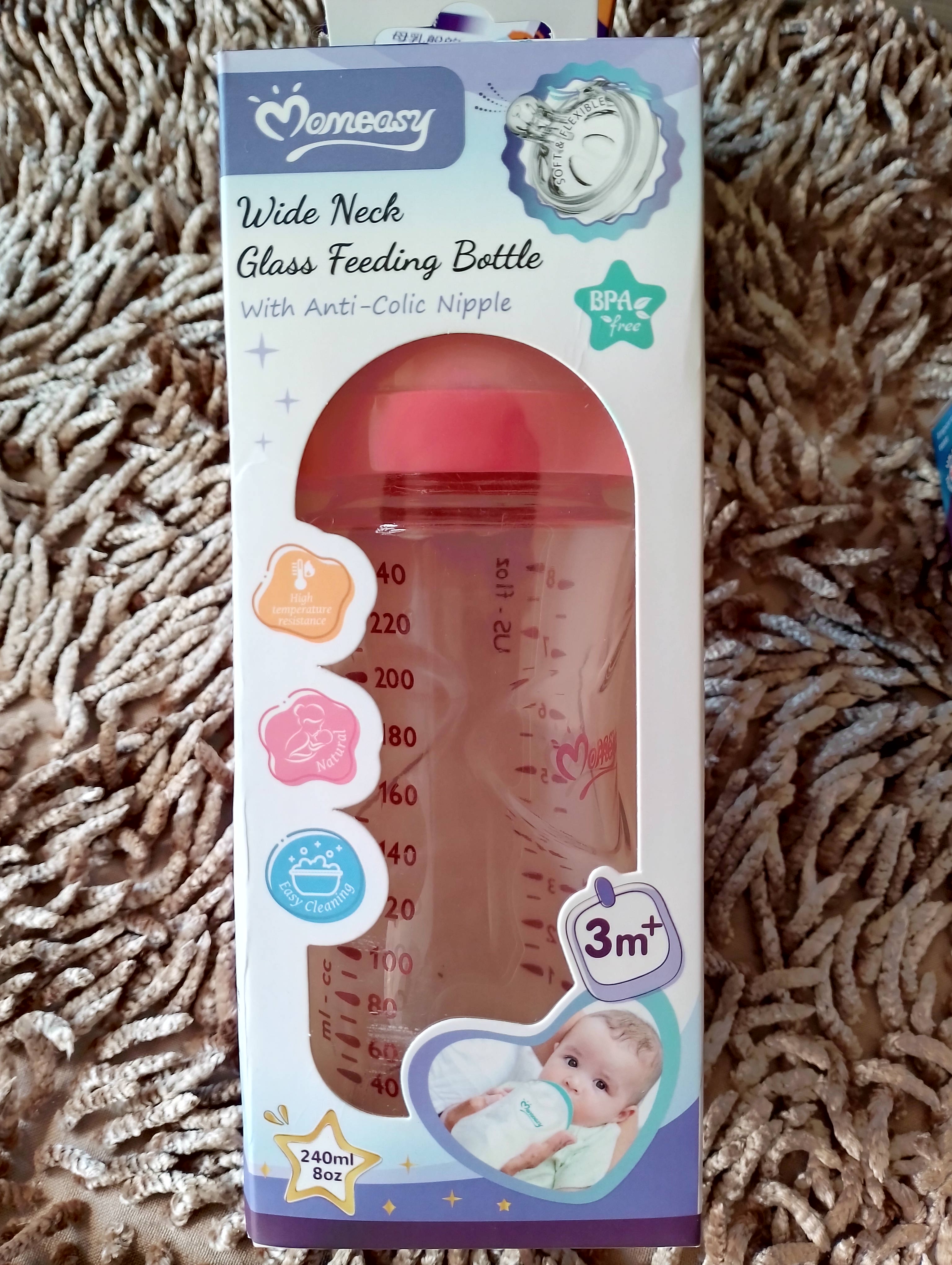 Momeasy glass fidder -240ml
