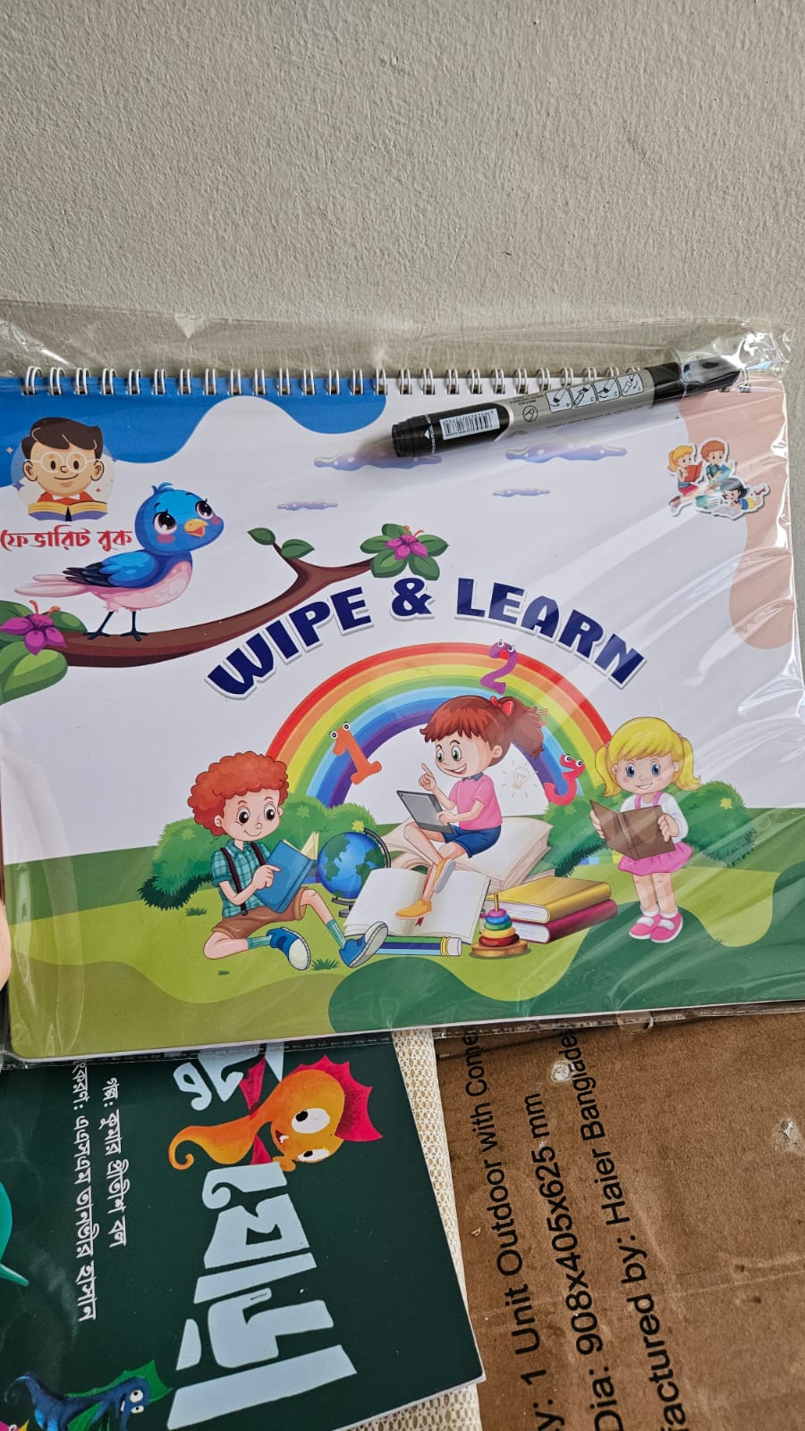 Wipe & Learm writing book