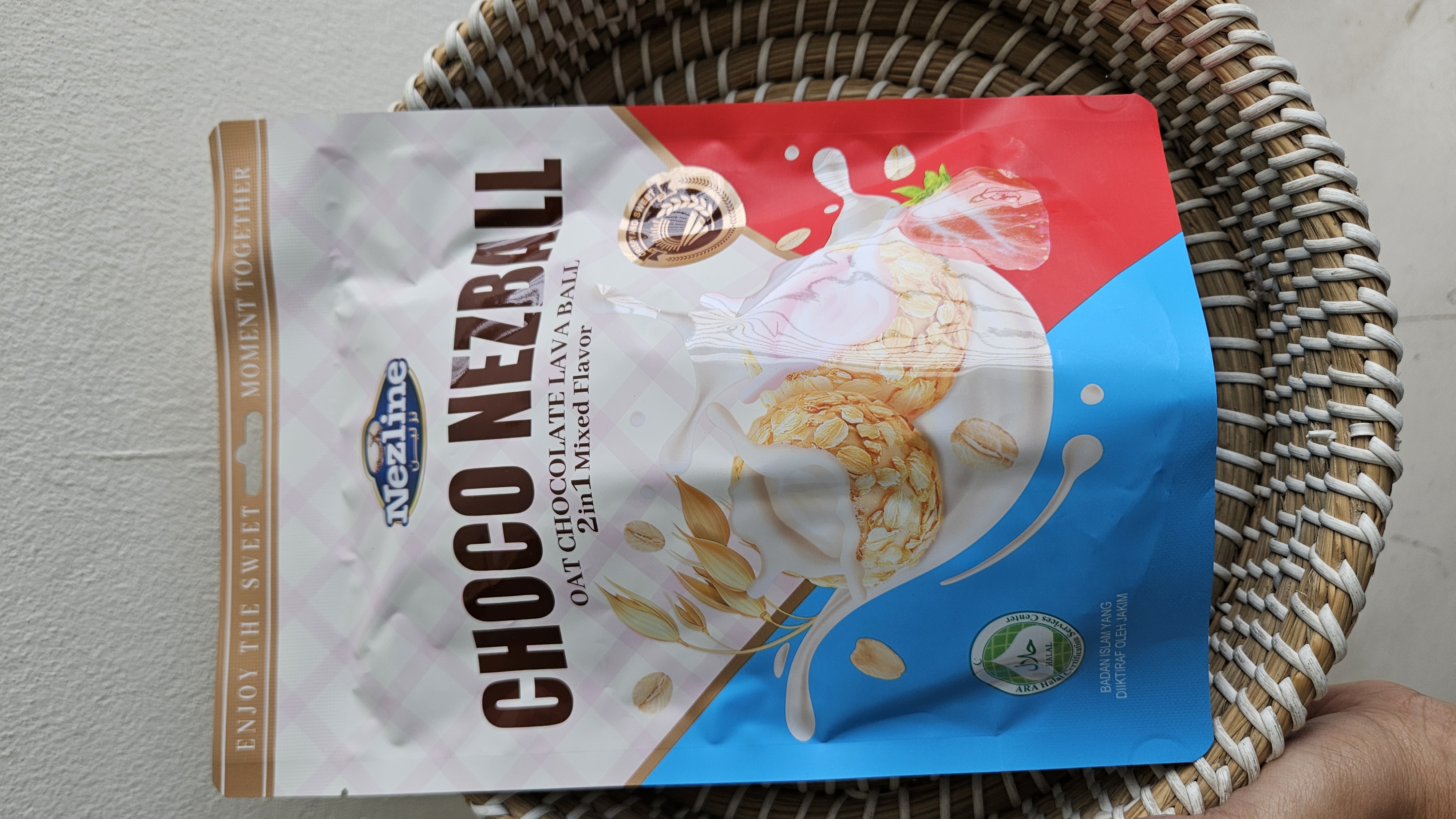 Choco Nezball oats bar