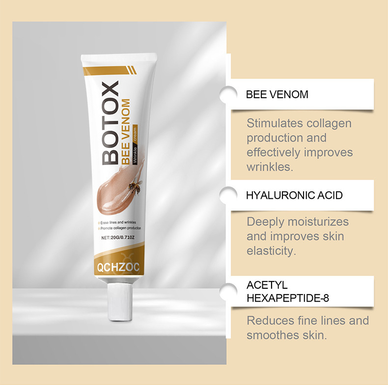 Qchzoc Bee Venom Facial Care Cream – Anti Aging Moisturizer for Wrinkles, Skin Tightening & Brightening Face Cream_img_10